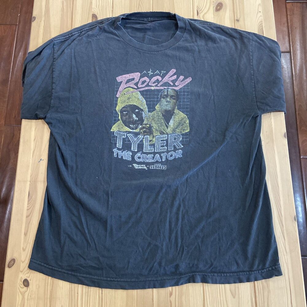 Tyler the Creator Asap Rocky Tour Shirt Sz XL Rocky And Tyler 2015 Merch Golf